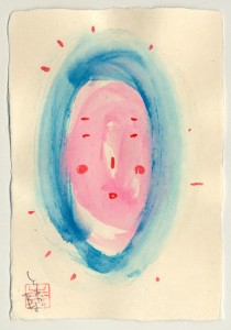 【超レア】THEドラえもん展　しりあがり寿　マグカップ（ピンク） 大阪「THE ドラえもん展」に村上隆、しりあがり寿、シシヤマザキ